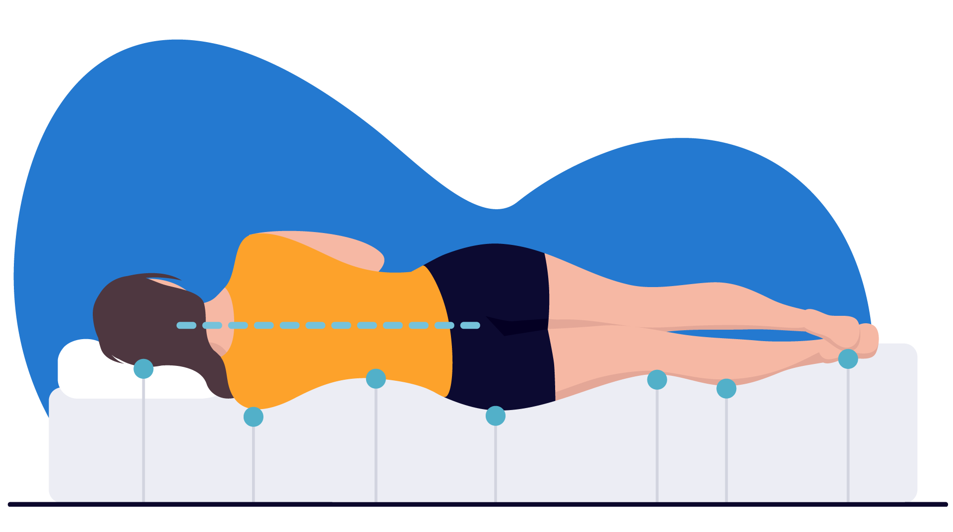 alignement colonne vertebrale matelas octasmart